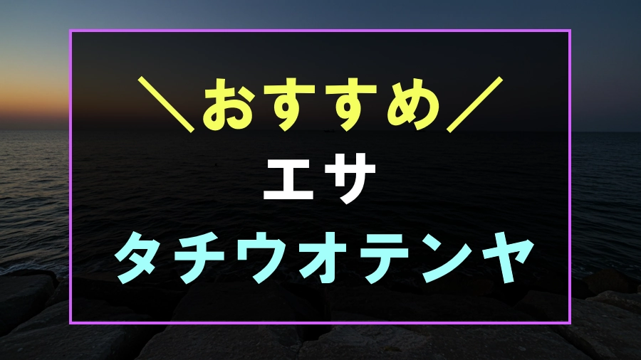 タチウオテンヤにおすすめな餌