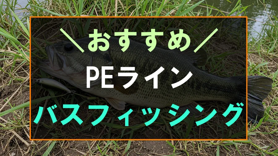 バス釣りにおすすめなPEライン