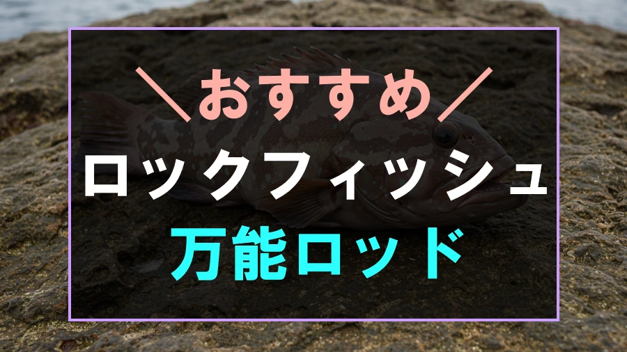 ロックフィッシュにおすすめな万能ロッド