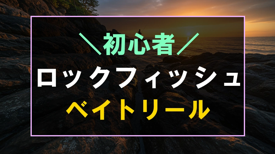 初心者におすすめなロックフィッュ用ベイトリール
