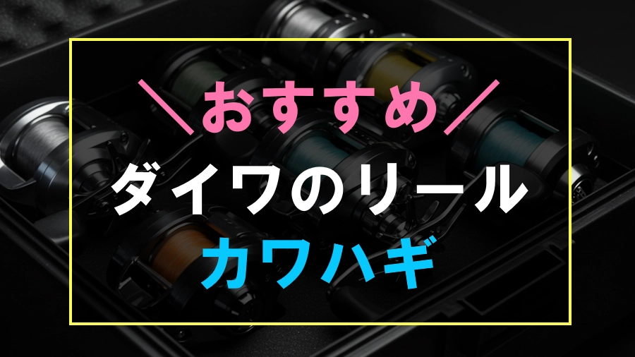 カワハギにおすすめなダイワのリール