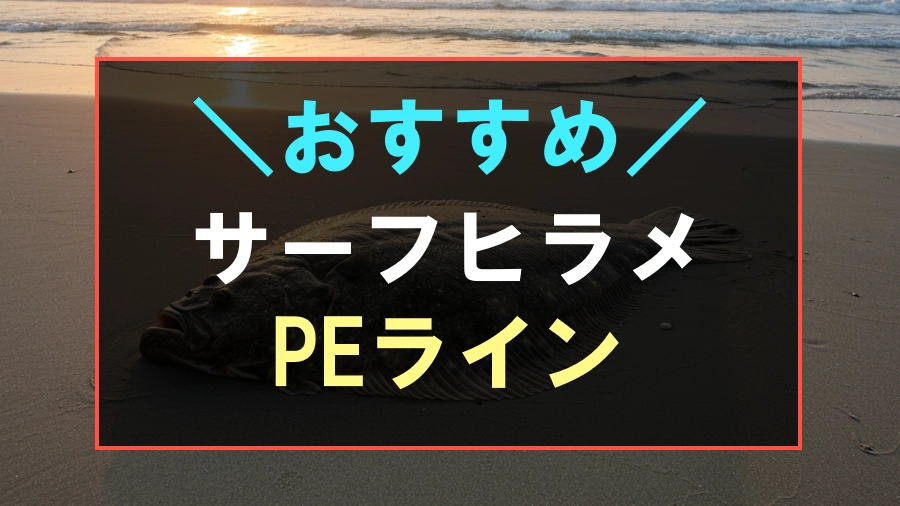 サーフヒラメにおすすめなPEライン