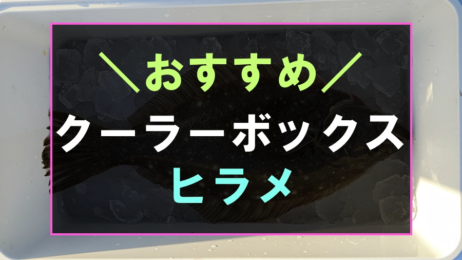ヒラメにおすすめなクーラーボックス