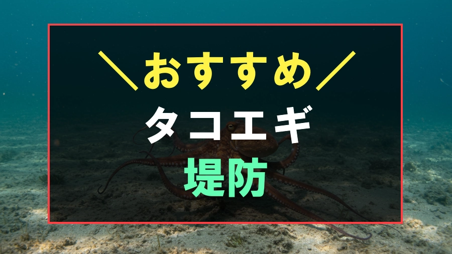 堤防でおすすめなタコエギ