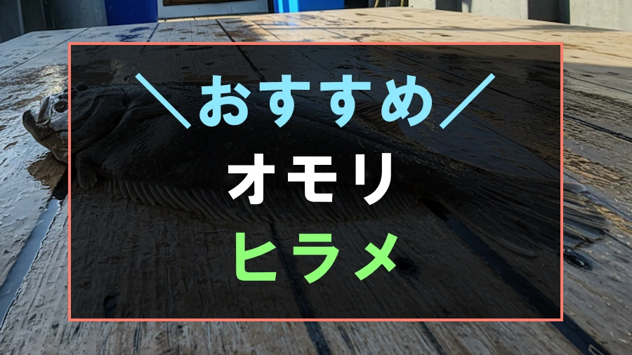 ヒラメにおすすめなオモリ