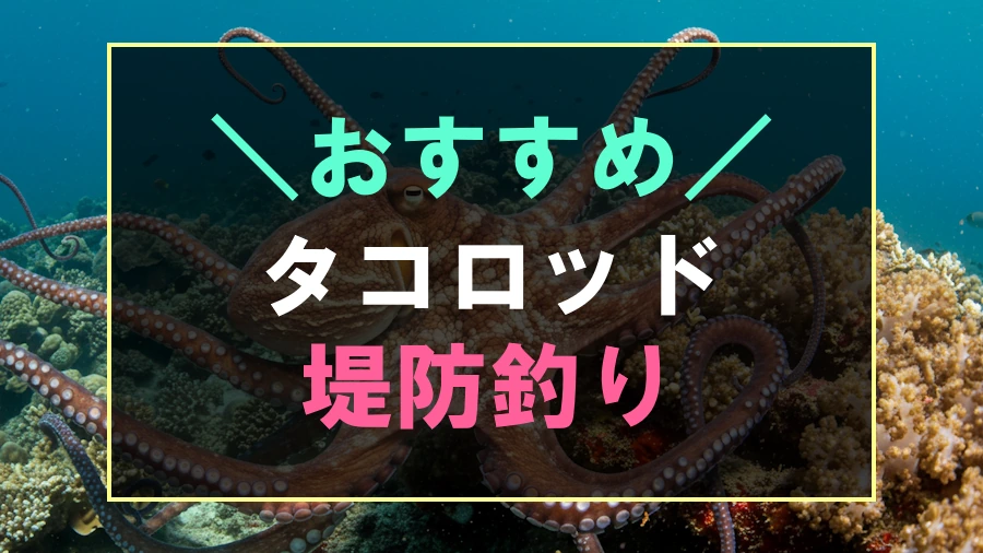堤防タコ釣りにおすすめなロッド