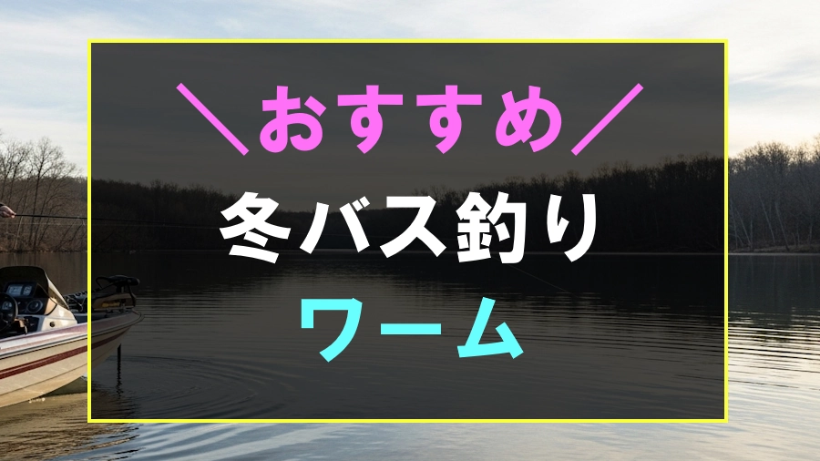 冬バス釣りにおすすめなワーム