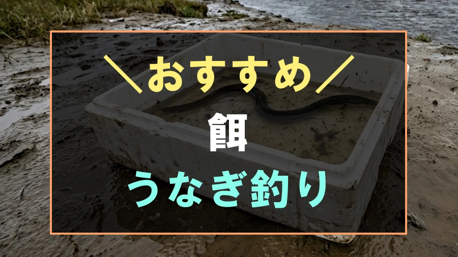うなぎ釣りにおすすめな餌